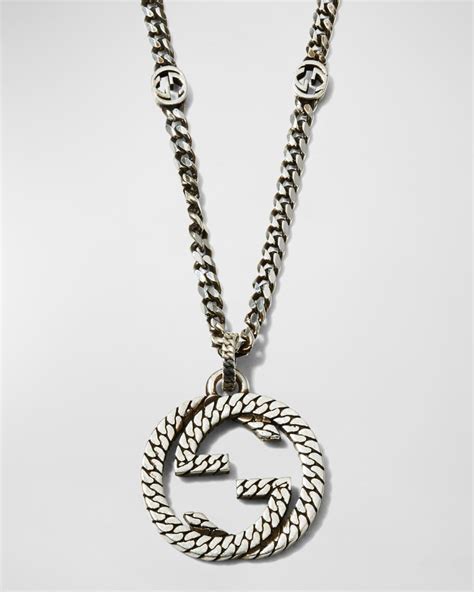 gucci zilveren.hakken|gucci chain necklace.